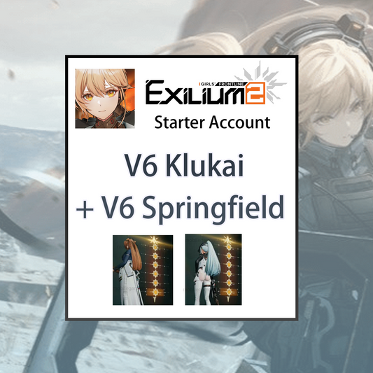 [EN] V6 Klukai + V6 Springfield | GIRLS' FRONTLINE 2: EXILIUM English Starter Account-Mobile Games Starter
