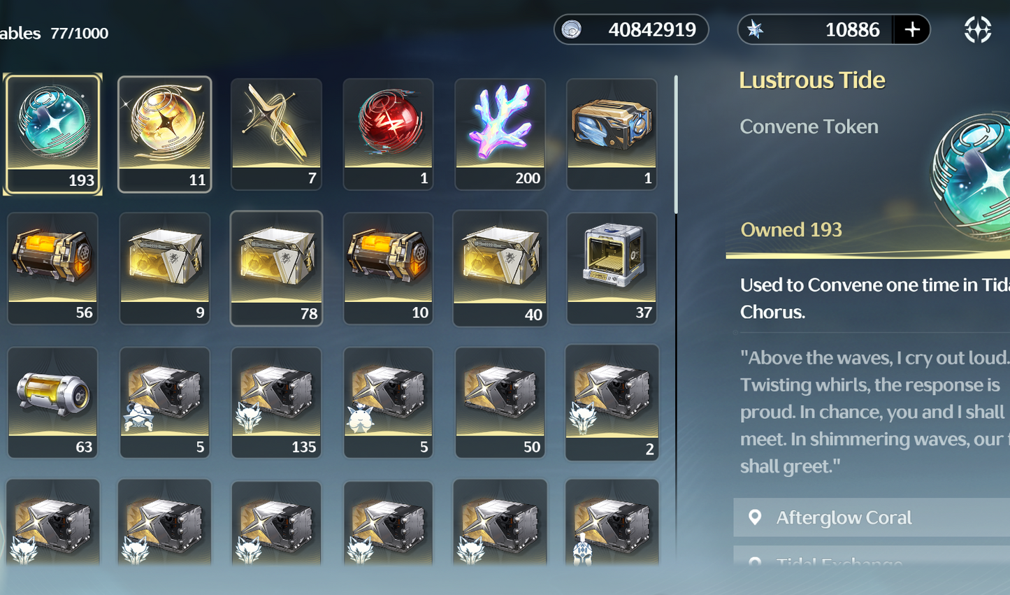 [EU] 6+5 S6 Denia + R5 Signature Weapon + 278 pulls Rebecca | Wuthering Waves Europe LV54 Farmed Starter Account-Mobile Games Starter