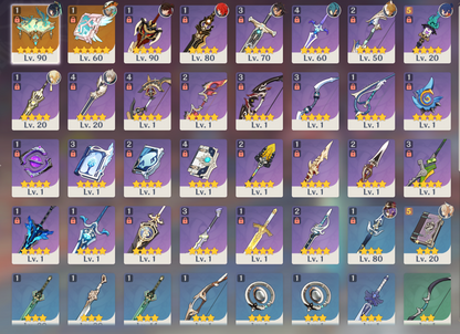 [EU] Genshin Impact C6 Xianyun + BiS Signature Weapon LV90 C6 Gaming AR55 EUROPE Starter Farmed Account-Mobile Games Starter
