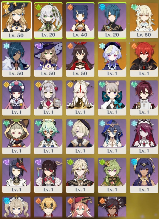 [EU] [INSTANT] Genshin Impact C2 Navia + BiS Signature Weapon + Nahida AR48 EUROPE Starter Farmed Account-Mobile Games Starter
