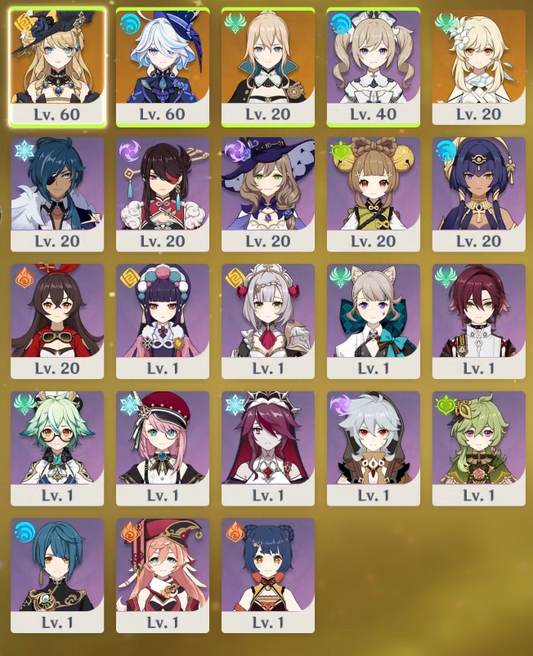 [EU] [INSTANT] Genshin Impact C4 Navia + Furina AR50 EUROPE Starter Farmed Account-Mobile Games Starter