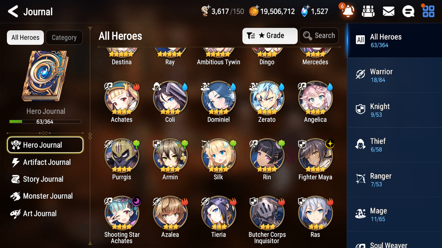 [EUROPE] Epic 7 Seven 1ML 1LIM Ambitious Tywin Diene + ML Pulls + 20 Speed + Name EU Starter Account-Mobile Games Starter