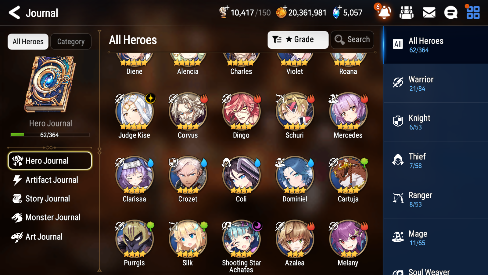 [EUROPE] Epic 7 Seven 1ML 2LIM Judge Kise Seaside Bellona Diene + ML Pulls + 20 Speed + Name EU Starter Account-Mobile Games Starter
