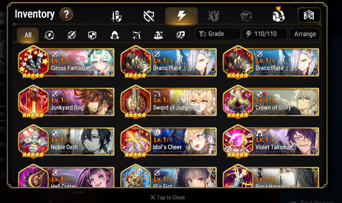 [EUROPE] Epic 7 Seven Fairytale Tenebria Diene Landy Cerise + Pulls + Name EU Starter Account-Mobile Games Starter