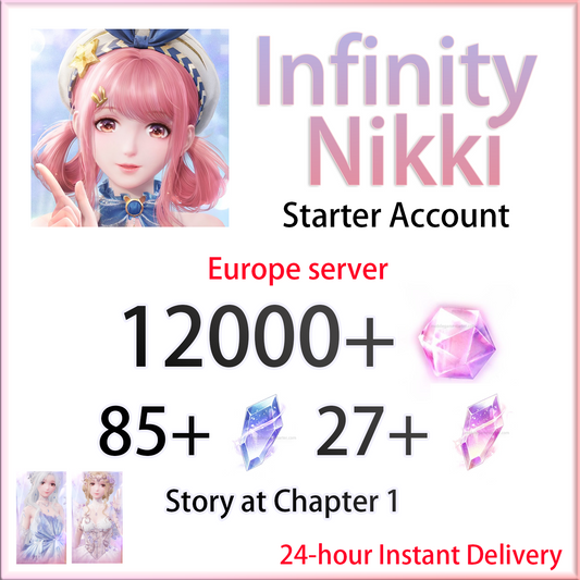 [EUROPE] [INSTANT] 12000+ Diamonds | Infinity Nikki EU Starter Account (see options)-Mobile Games Starter