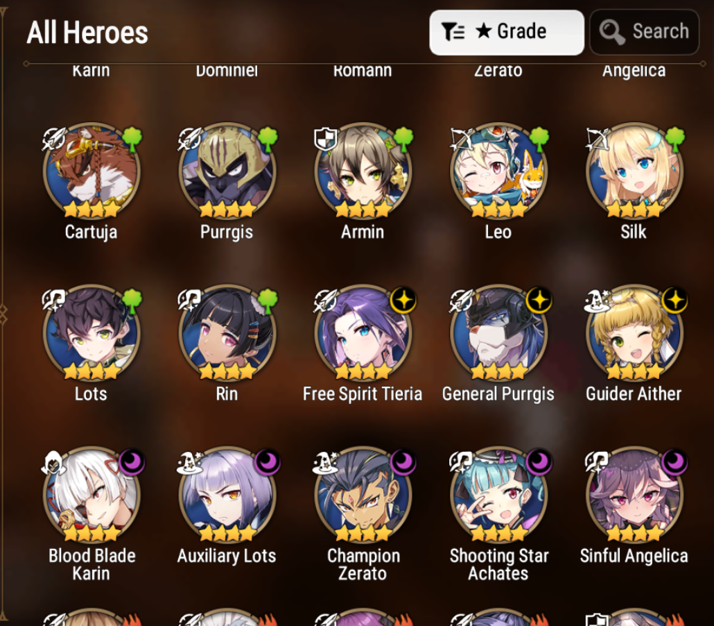 [EUROPE][INSTANT] Epic 7 Seven Diene EU 10-10 Account-Mobile Games Starter