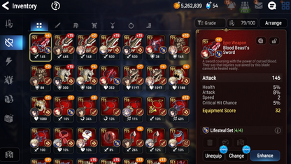 [EUROPE][INSTANT] Epic 7 Seven Diene EU 10-10 Account-Mobile Games Starter