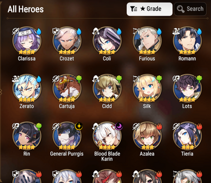 [EUROPE][INSTANT] Epic 7 Seven Diene EU Starter Account-Mobile Games Starter