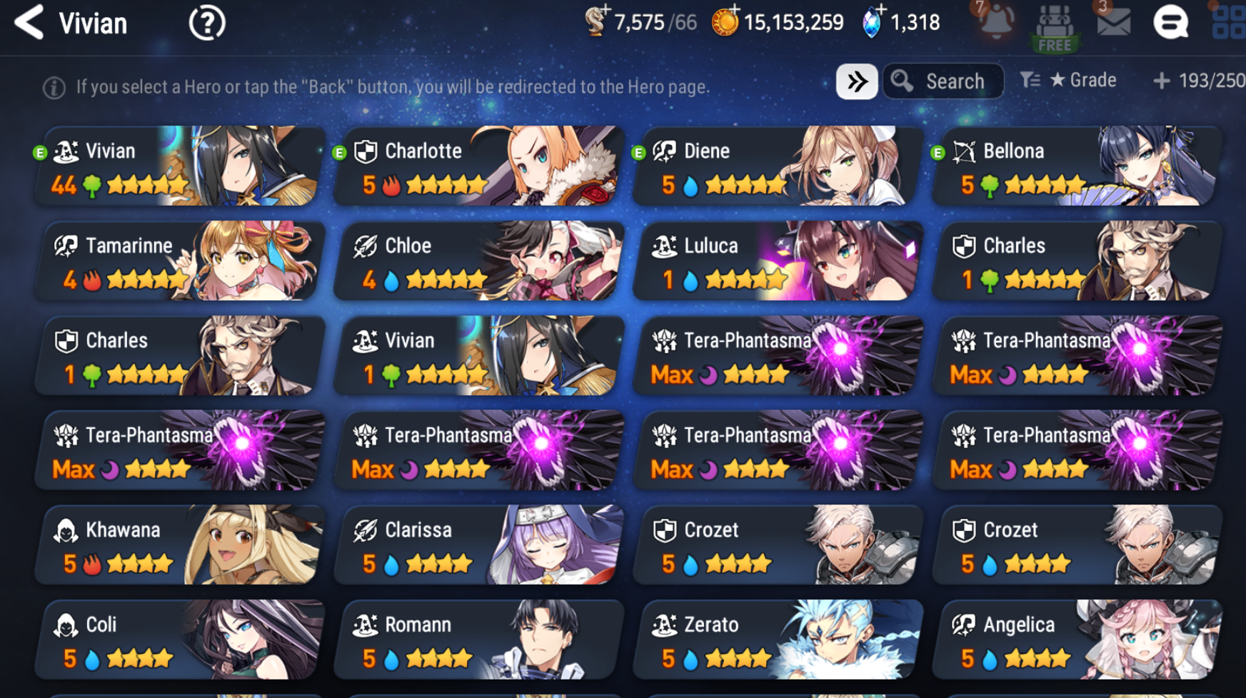 [EUROPE][INSTANT] Epic 7 Seven Diene EU Starter Account-Mobile Games Starter