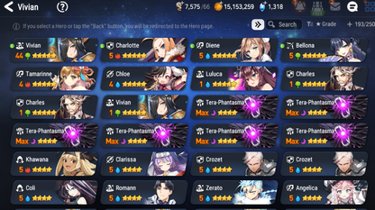 [EUROPE][INSTANT] Epic 7 Seven Diene EU Starter Account-Mobile Games Starter