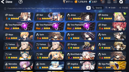 [EUROPE][INSTANT] Epic 7 Seven Diene EU Starter Account-Mobile Games Starter