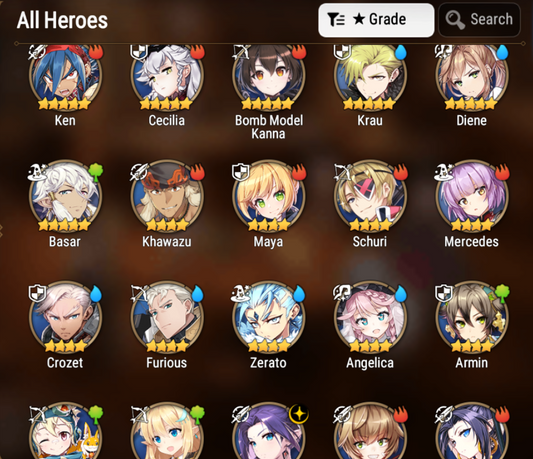 [EUROPE][INSTANT] Epic 7 Seven Diene EU Starter Account-Mobile Games Starter