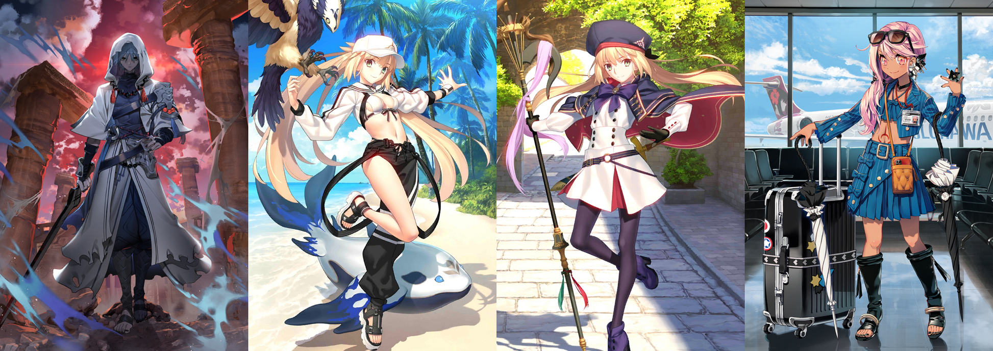 [JP][INSTANT] FGO Castoria berserker + Hassan-i-Sabbah (Azrael) + Artoria Caster Fate Grand Order starter account-Mobile Games Starter