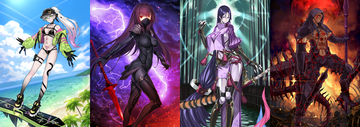 [JP] [INSTANT] FGO Lilith rider Raikou Scathach + 800-1000SQ Fate Grand Order starter account-Mobile Games Starter