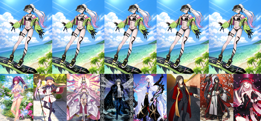 [JP][INSTANT] FGO NP5 Lilith Rider + 6000SQ + Koyanskaya Oberon Castoria Skadi ruler Waver + Black Grail Fate Grand Order UnBeast endgame quartz account (see options)