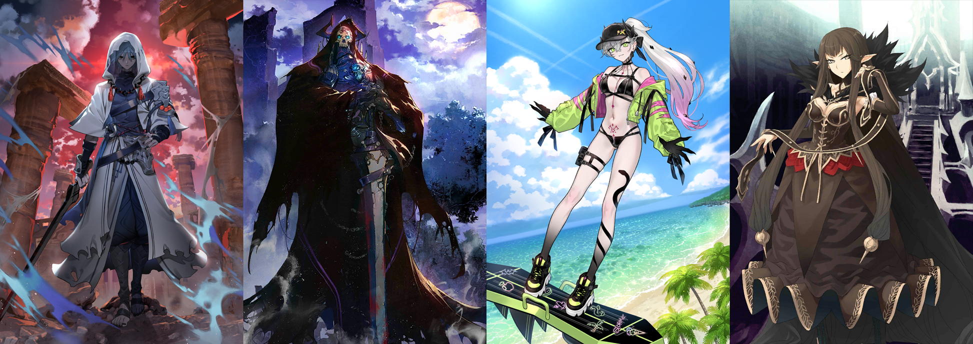 [JP] [INSTANT] FGO Hassan-i-Sabbah (Azrael) King Hassan Lilith summer Semiramis + 900-1000SQ Fate Grand Order starter account-Mobile Games Starter