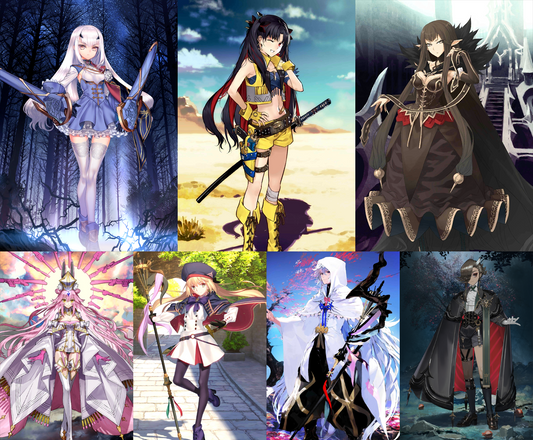 [JP] FGO Ascalaphus Space Ishtar Lancelot Semiramis Artoria Caster Castoria Koyanskaya Merlin Fate Grand Order starter account