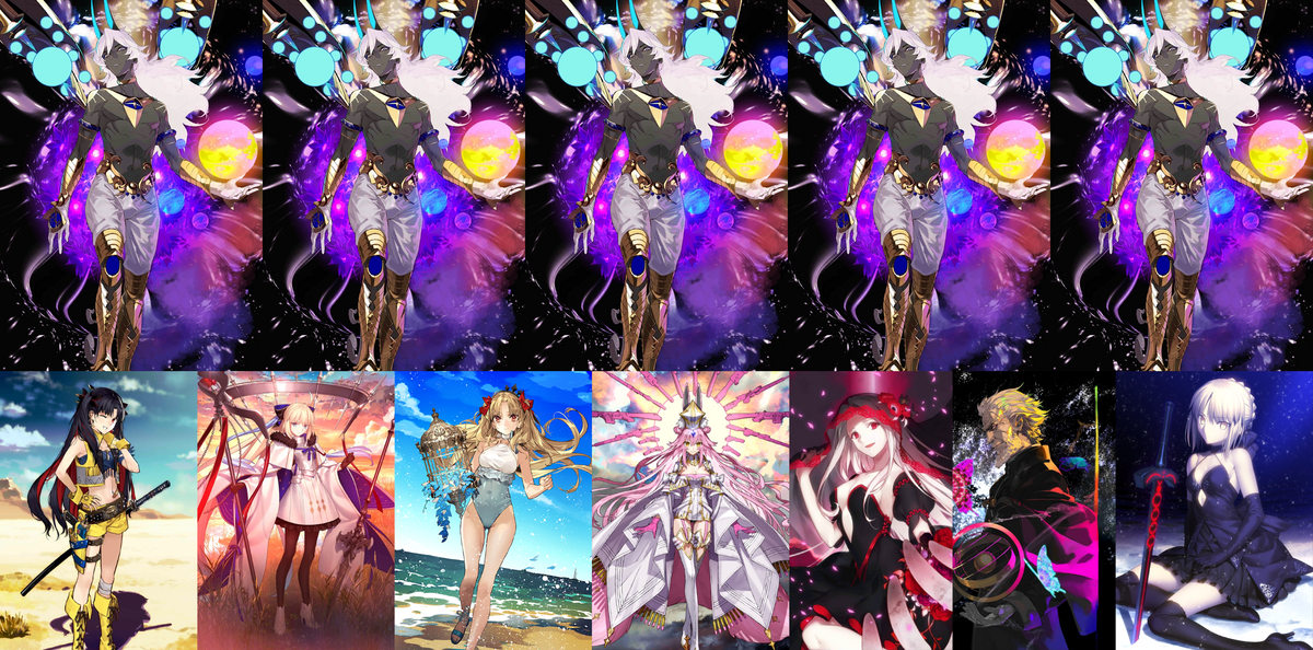 [NA] [INSTANT] FGO NP5 Arjuna alter + Space Ereshkigal Aesc Space Ishtar + Koyanskaya Oberon BG Fate Grand Order endgame LB6 account-Mobile Games Starter