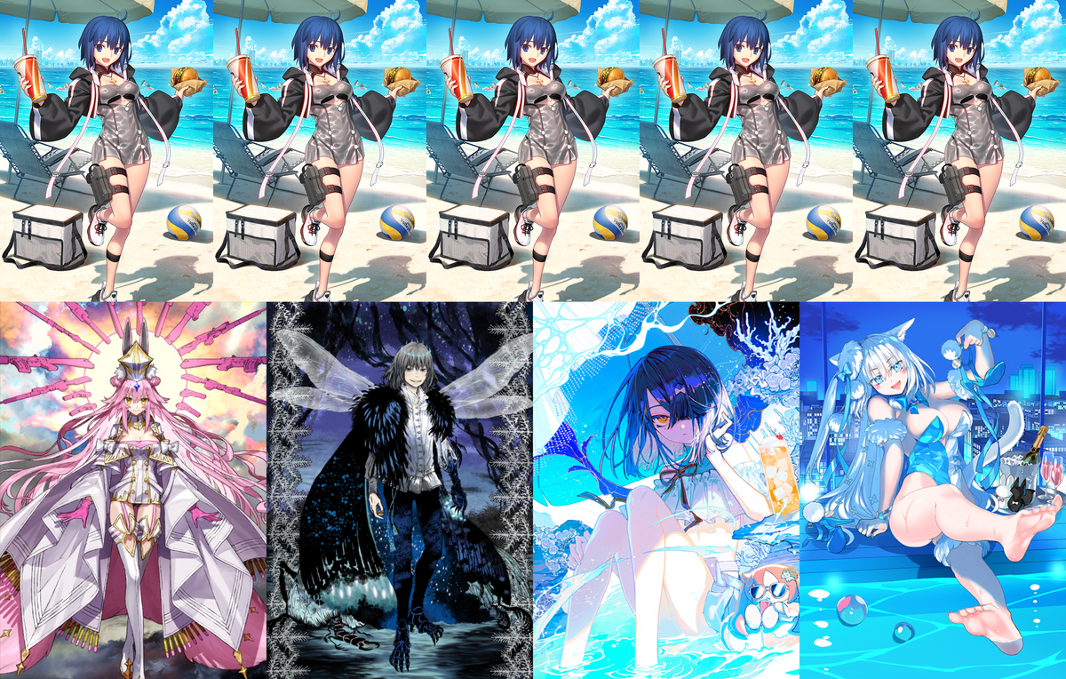 [NA] FGO NP5 Ciel + Altria Caster Koyanskaya Oberon + 0-4000SQ Fate Grand Order starter account (see options)-Mobile Games Starter