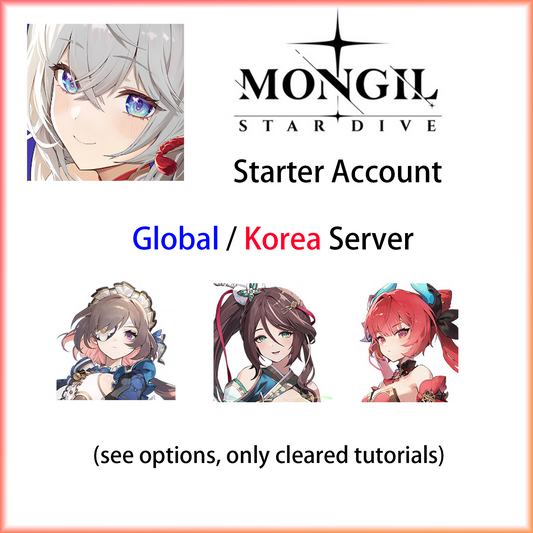 [GLB/KR] Esther Flare Jiwon | MONGIL: STAR DIVE Global/Korea Starter Account (see options)-Mobile Games Starter