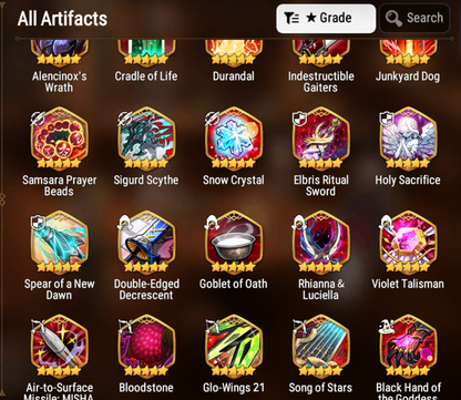 [GLOAL] Epic 7 Seven 4ML Briar Witch Iseria Ruele of light Angel Angelica + ML pulls+ Name Starter Account-Mobile Games Starter