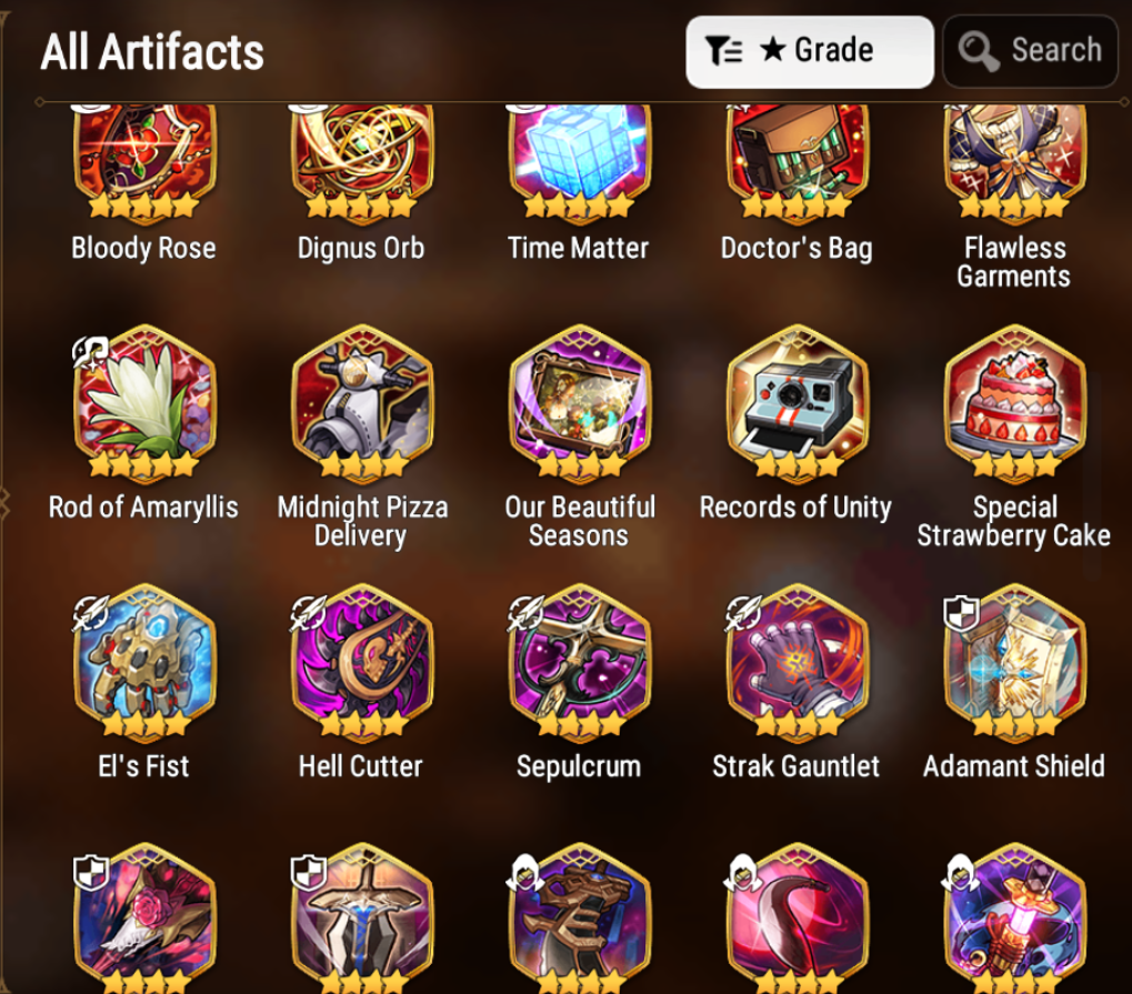 [GLOAL] Epic 7 Seven 4ML Briar Witch Iseria Ruele of light Angel Angelica + ML pulls+ Name Starter Account-Mobile Games Starter