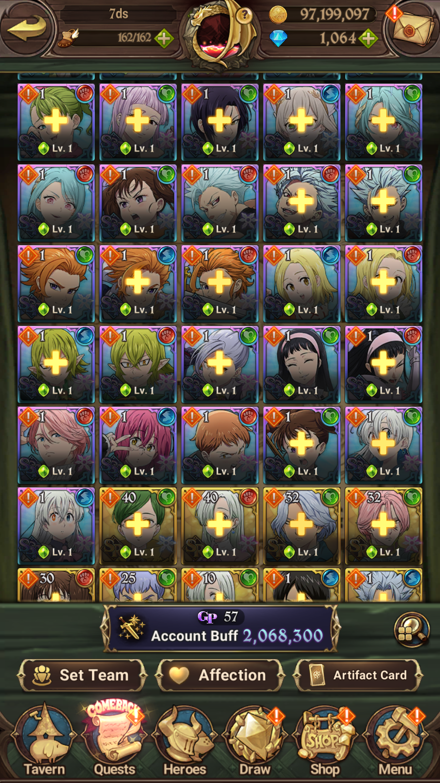 [GLOBAL] 1000 Diamonds + 6/6 Transcendent Ban Ultimate Escanor Elizabeth Purgatory Meliodas++ 7DS Seven Deadly Sins: Grand Cross Resource Starter Account-Mobile Games Starter