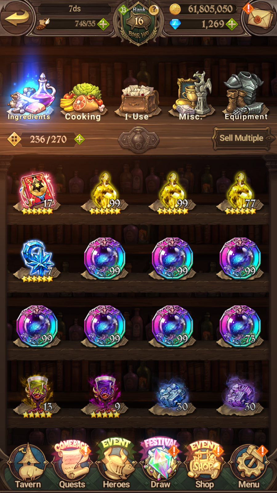[GLOBAL] 1200 Diamonds + 6/6 Transcendent Ban 3/6 Ultimate Escanor 6/6 Elizabeth 4/6 Purgatory Meliodas++ 7DS Seven Deadly Sins: Grand Cross Resource Starter Account-Mobile Games Starter