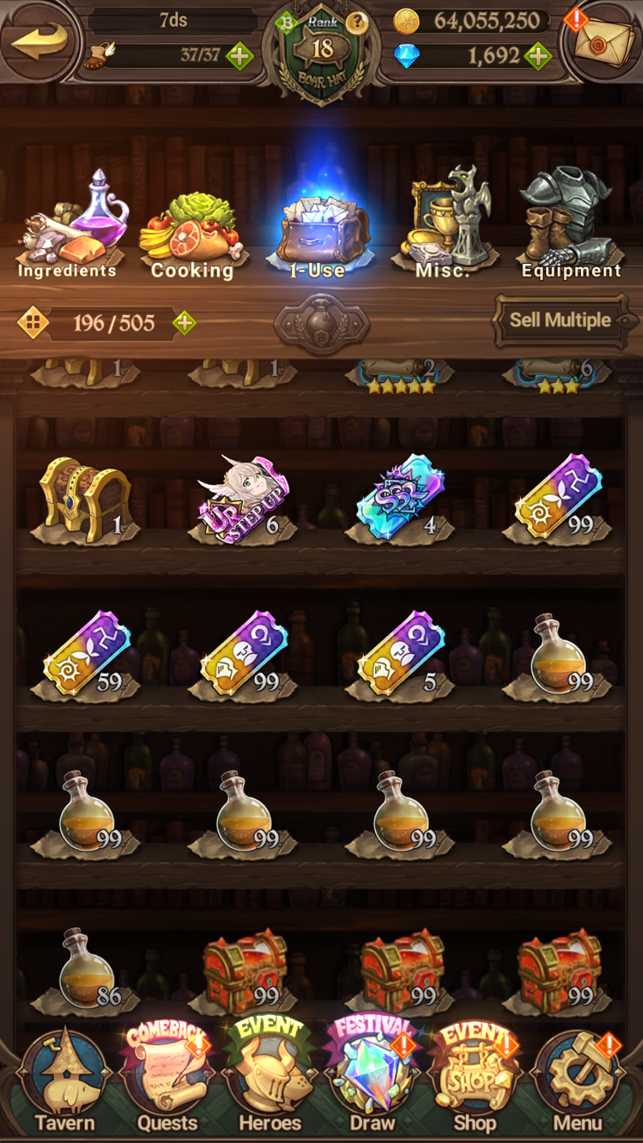 [GLOBAL] 1600 Diamonds + 6/6 Shield Hero Naofumi Raphtalia Filo 7DS Seven Deadly Sins: Grand Cross Resource Starter Account-Mobile Games Starter