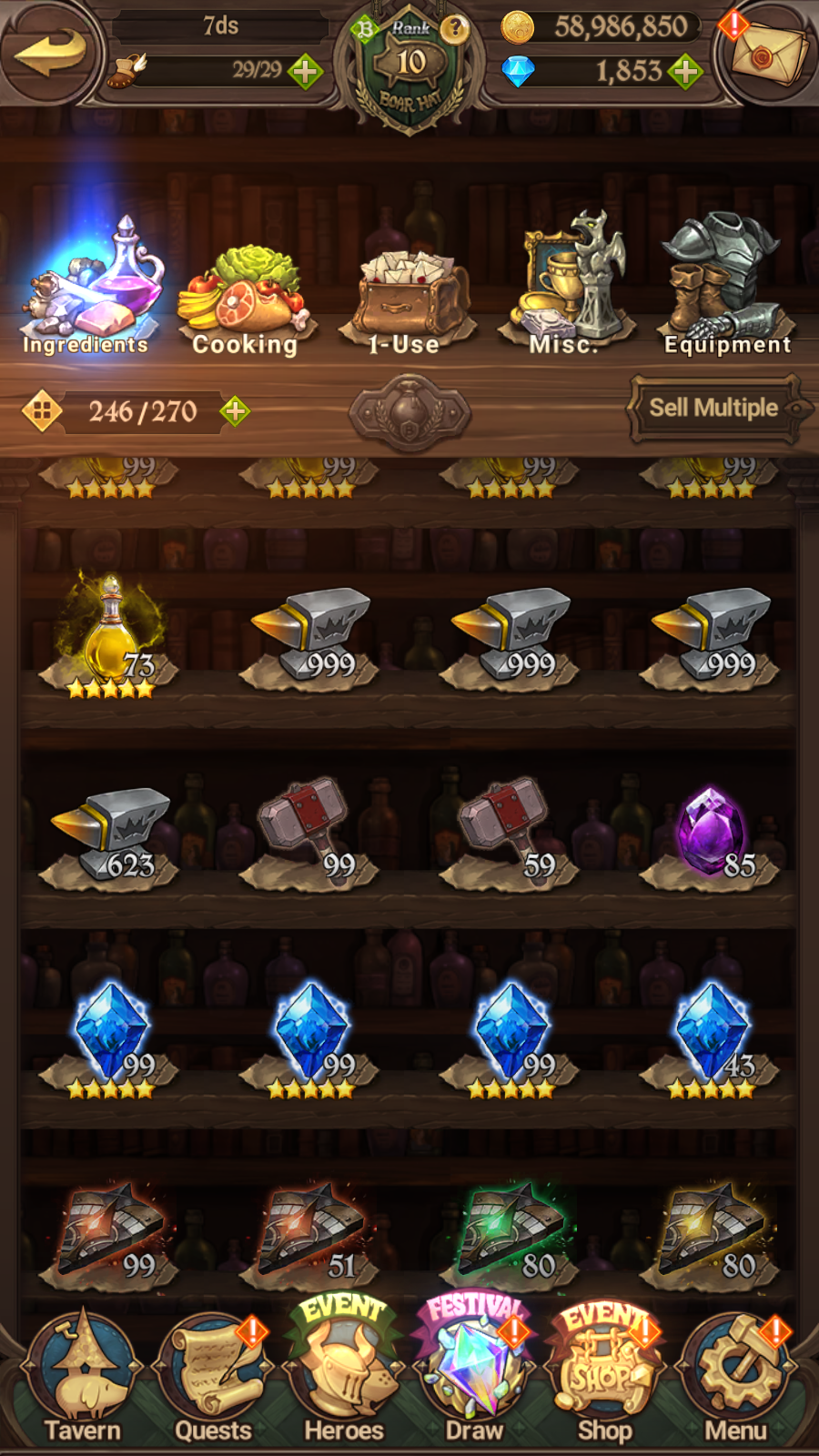 [GLOBAL] 1800 Diamonds + 6/6 Transcendent Ban 2/6 Ultimate Escanor 3/6 Elizabeth 5/6 Purgatory Meliodas++ 7DS Seven Deadly Sins: Grand Cross Resource Starter Account-Mobile Games Starter