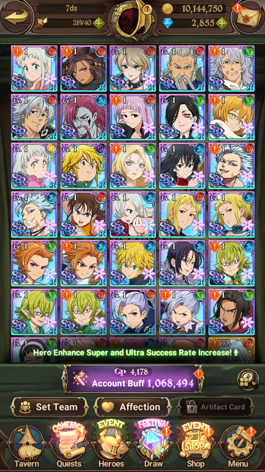 [GLOBAL] 2800 Diamonds + Shield Hero Naofumi Raphtalia Filo ++ 7DS Seven Deadly Sins: Grand Cross Resource Starter Account-Mobile Games Starter