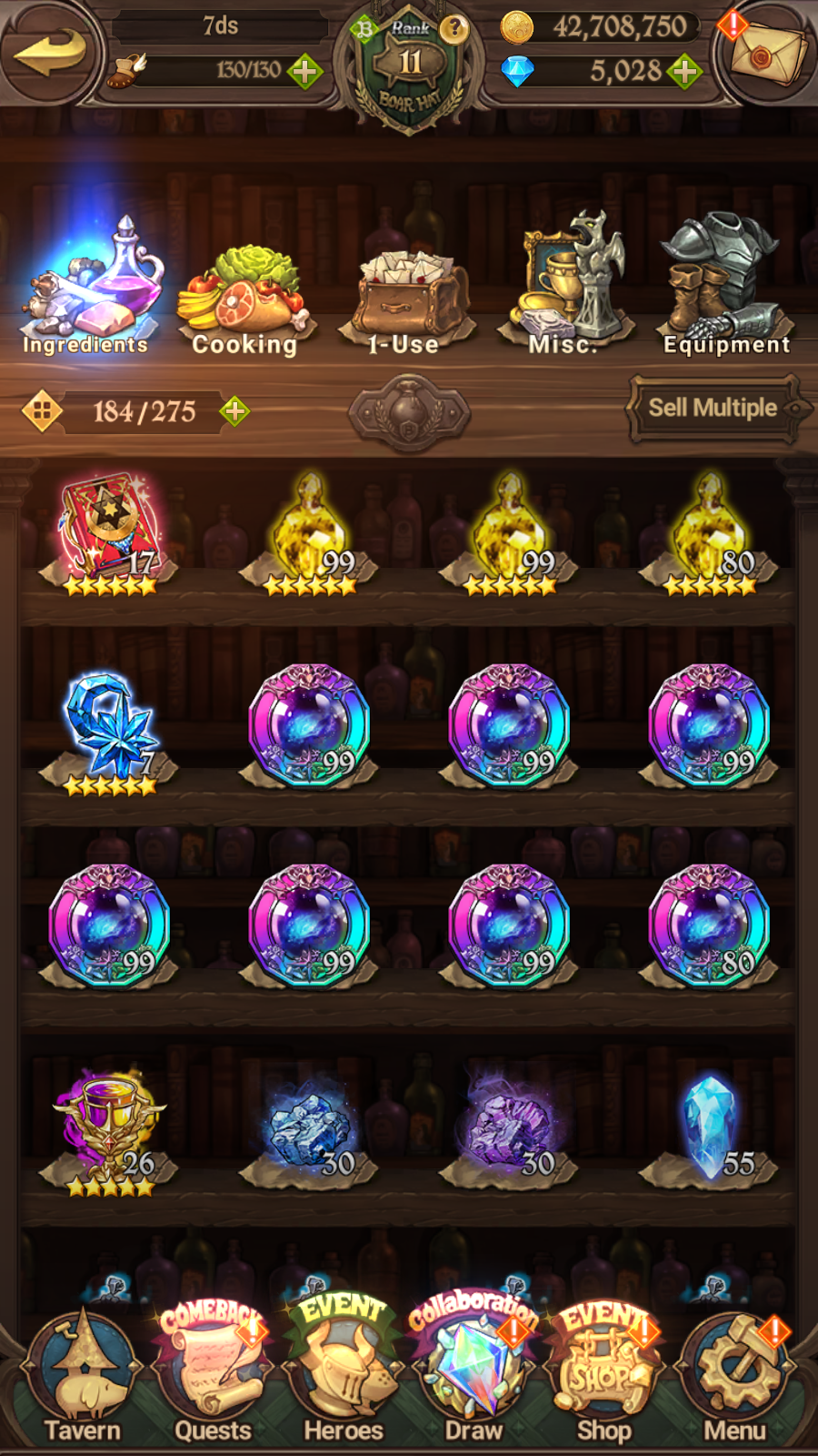 [GLOBAL] 5000 Diamonds + 5/6 Transcendent Ban 4/6 Ultimate Escanor Purgatory Meliodas Elizabeth++ 7DS Seven Deadly Sins: Grand Cross Resource Starter Account-Mobile Games Starter