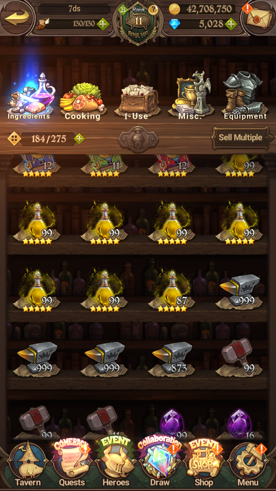 [GLOBAL] 5000 Diamonds + 5/6 Transcendent Ban 4/6 Ultimate Escanor Purgatory Meliodas Elizabeth++ 7DS Seven Deadly Sins: Grand Cross Resource Starter Account-Mobile Games Starter