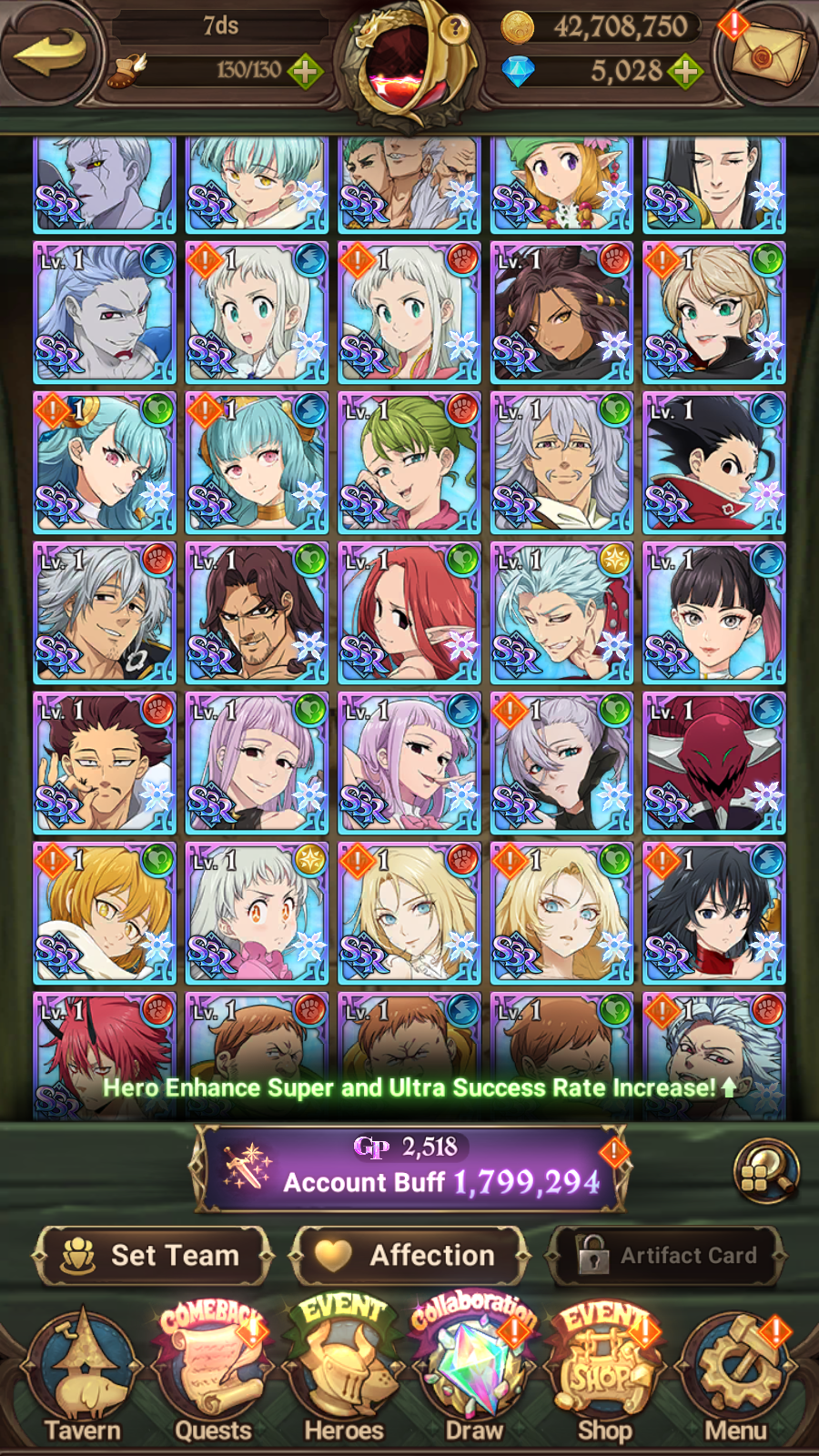 [GLOBAL] 5000 Diamonds + 5/6 Transcendent Ban 4/6 Ultimate Escanor Purgatory Meliodas Elizabeth++ 7DS Seven Deadly Sins: Grand Cross Resource Starter Account-Mobile Games Starter