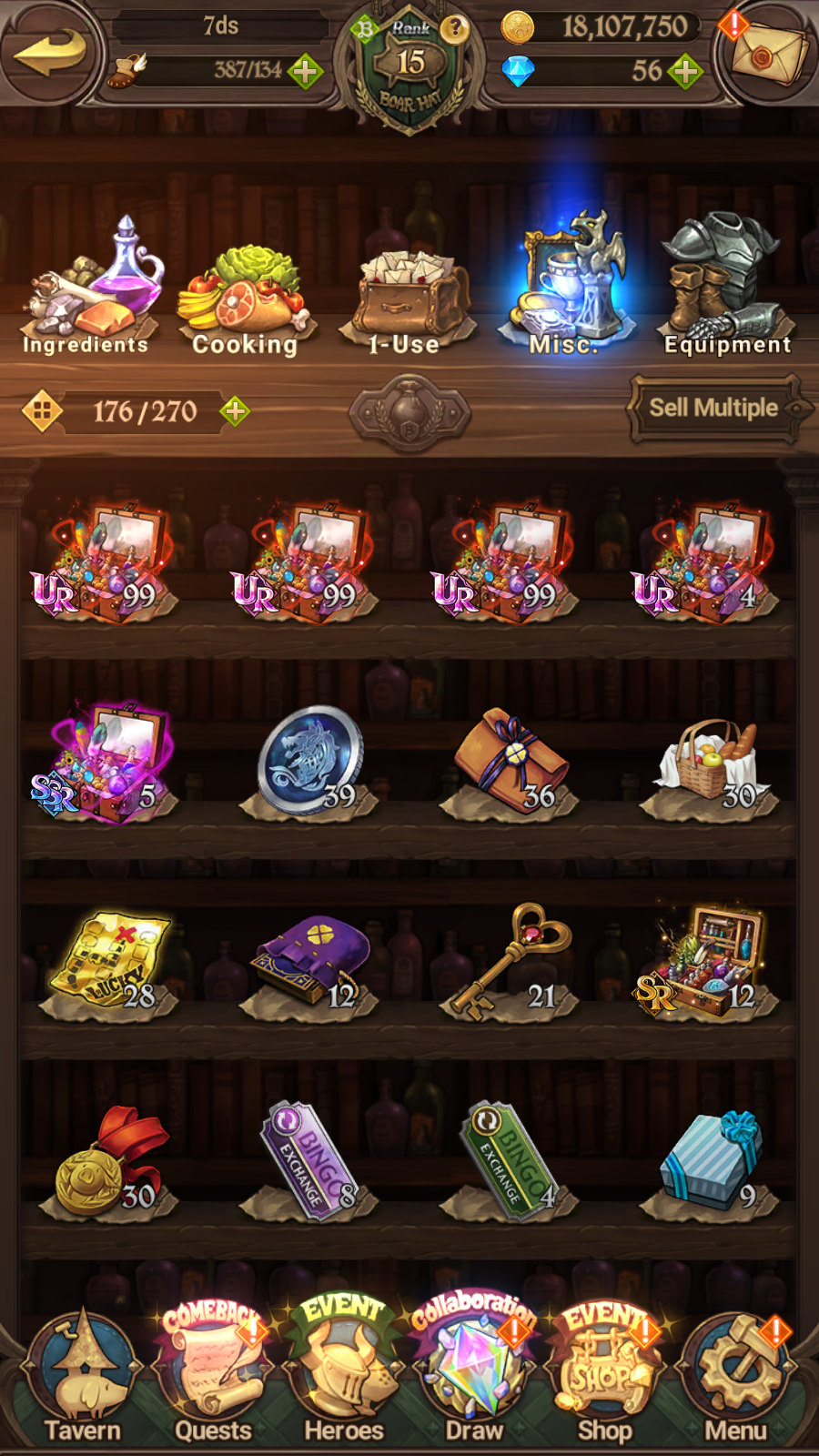 [GLOBAL] 5/6 Ultimate Escanor++ 7DS Seven Deadly Sins: Grand Cross Resource Starter Account-Mobile Games Starter