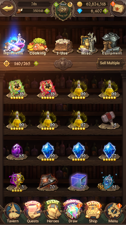 [GLOBAL] 6400 diamonds ++ 7DS Seven Deadly Sins: Grand Cross Resource Starter Account-Mobile Games Starter