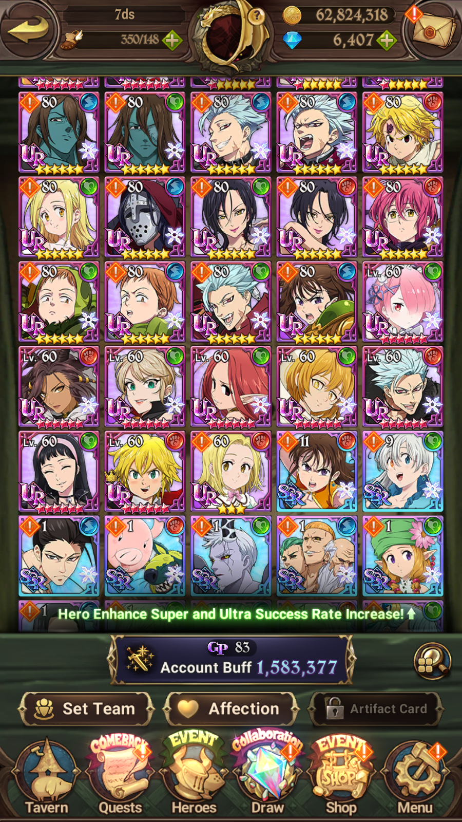 [GLOBAL] 6400 diamonds ++ 7DS Seven Deadly Sins: Grand Cross Resource Starter Account-Mobile Games Starter