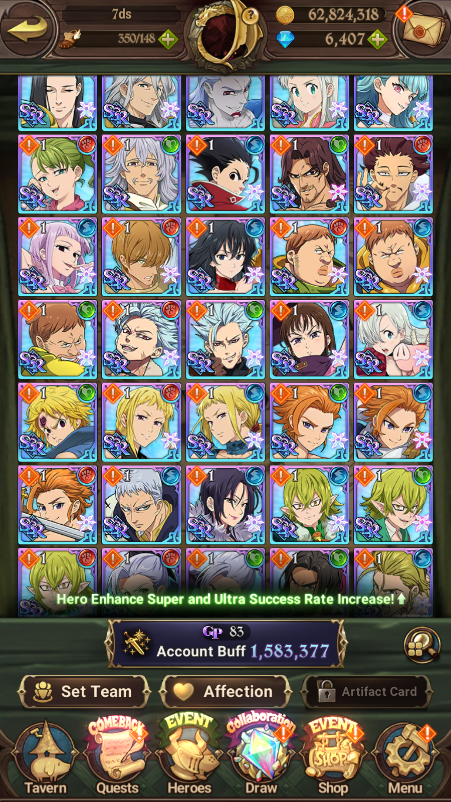 [GLOBAL] 6400 diamonds ++ 7DS Seven Deadly Sins: Grand Cross Resource Starter Account-Mobile Games Starter