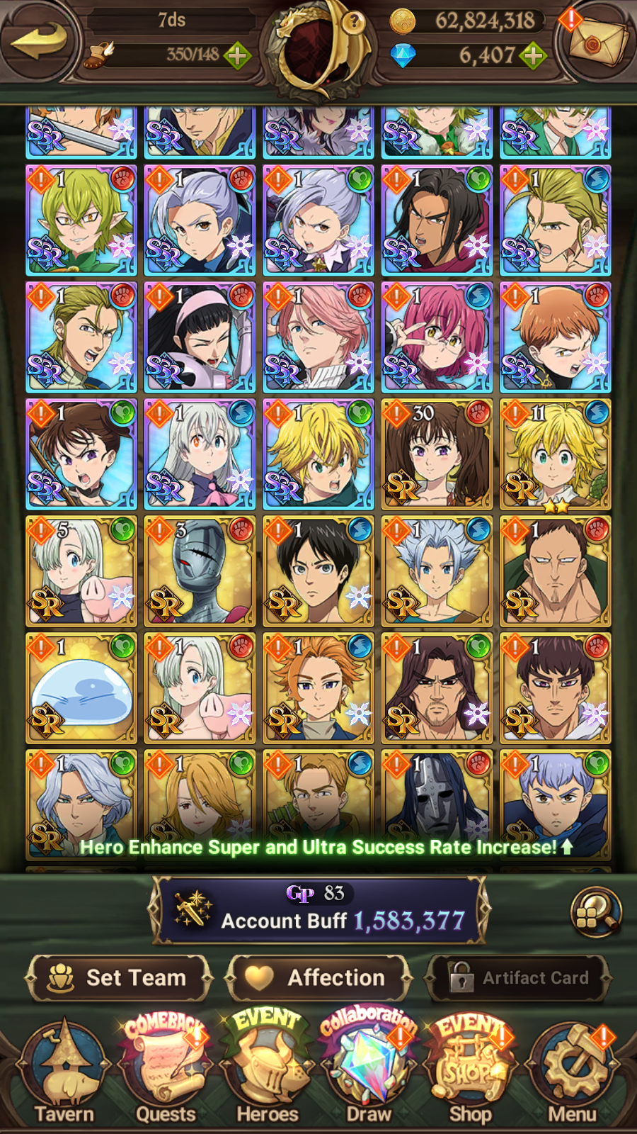 [GLOBAL] 6400 diamonds ++ 7DS Seven Deadly Sins: Grand Cross Resource Starter Account-Mobile Games Starter