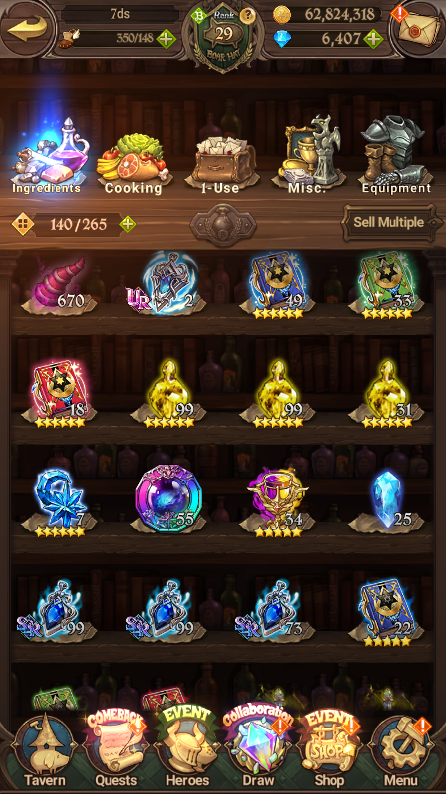 [GLOBAL] 6400 diamonds ++ 7DS Seven Deadly Sins: Grand Cross Resource Starter Account-Mobile Games Starter