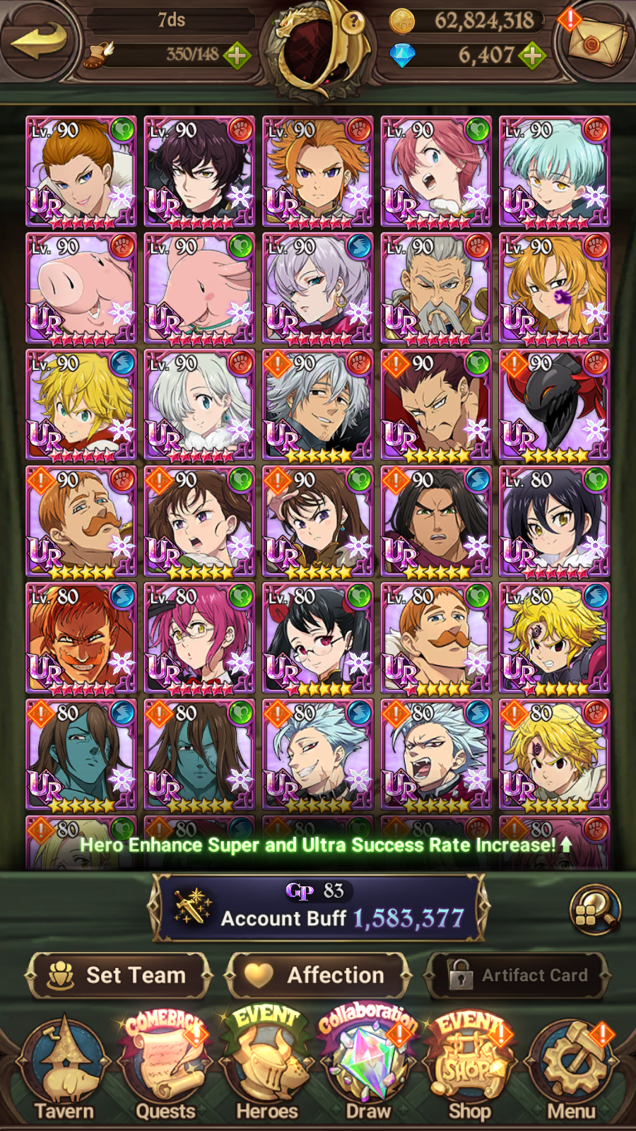 [GLOBAL] 6400 diamonds ++ 7DS Seven Deadly Sins: Grand Cross Resource Starter Account-Mobile Games Starter