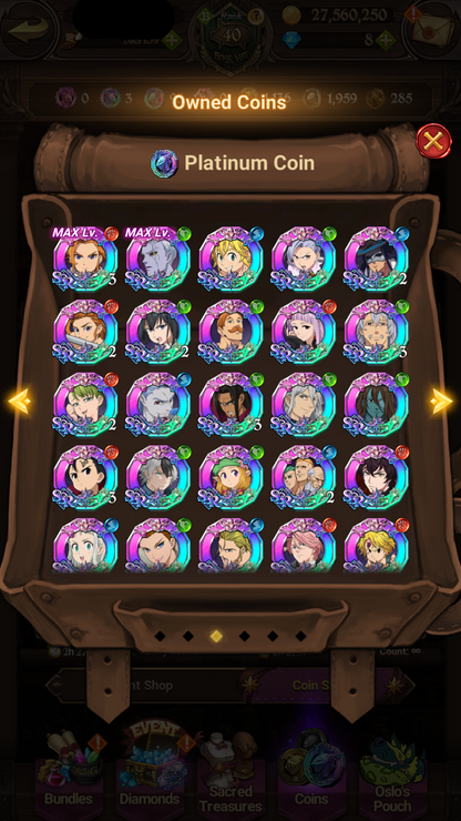[GLOBAL] 6/6 Covenant of Light Ludociel 6/6 Mael of Sunshine++ 7DS Seven Deadly Sins: Grand Cross Resource Starter Account-Mobile Games Starter