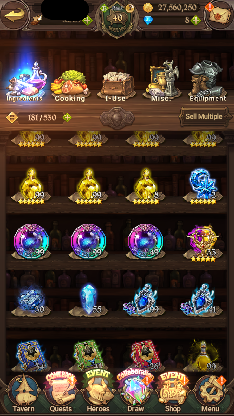[GLOBAL] 6/6 Covenant of Light Ludociel 6/6 Mael of Sunshine++ 7DS Seven Deadly Sins: Grand Cross Resource Starter Account-Mobile Games Starter