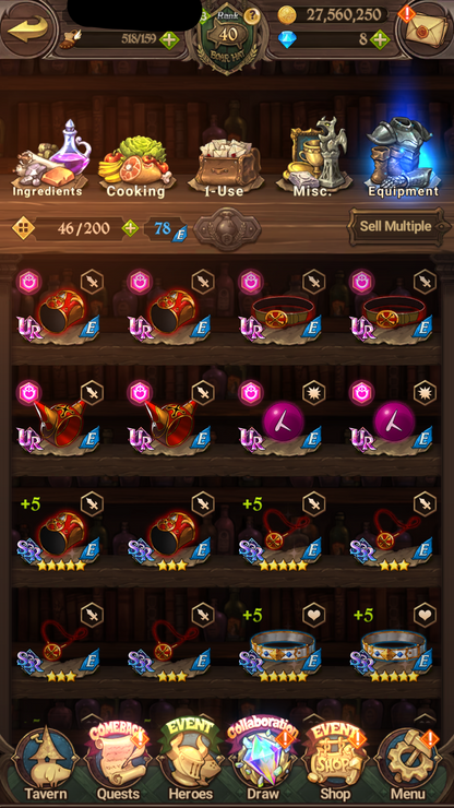 [GLOBAL] 6/6 Covenant of Light Ludociel 6/6 Mael of Sunshine++ 7DS Seven Deadly Sins: Grand Cross Resource Starter Account-Mobile Games Starter