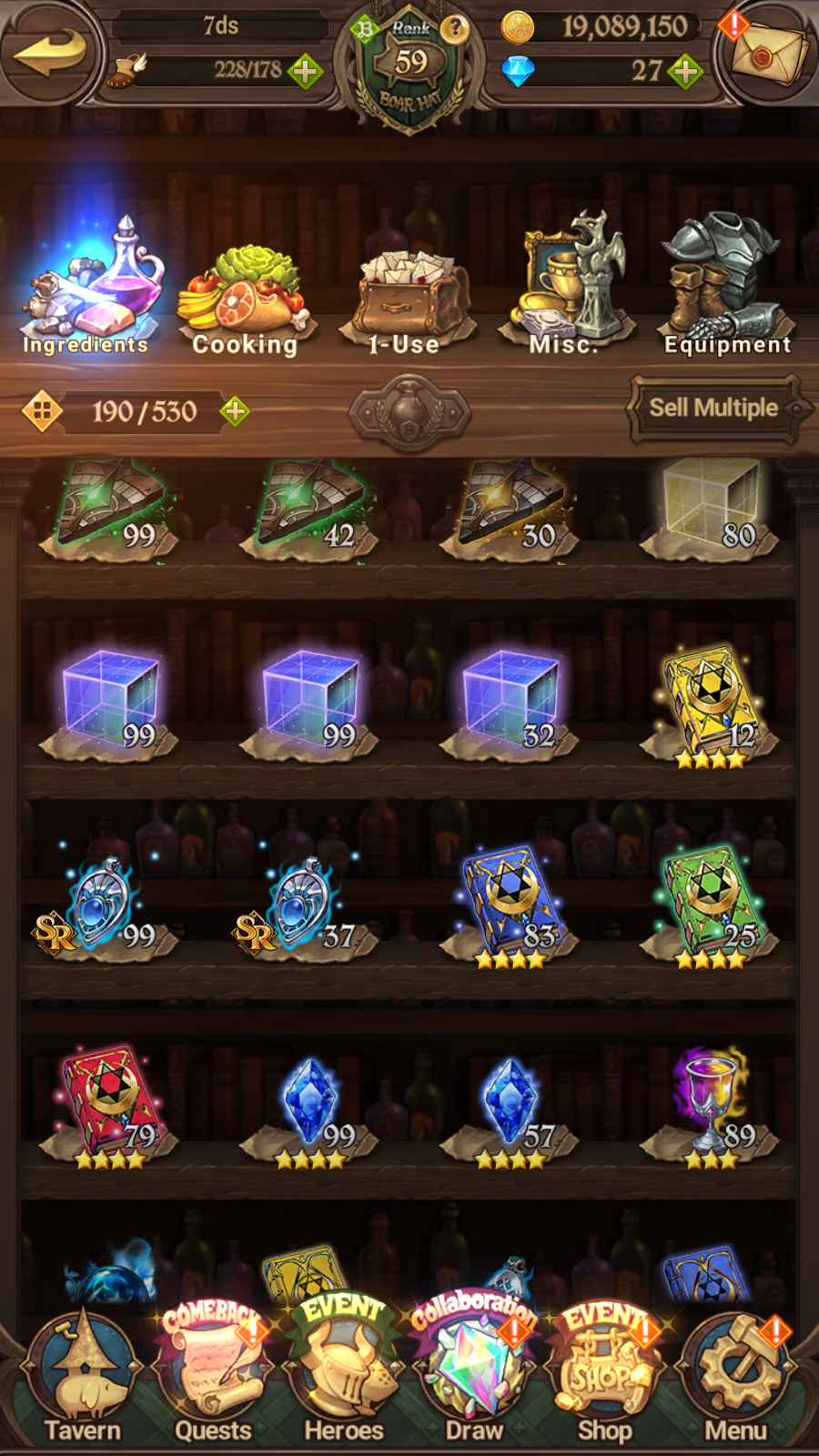 [GLOBAL] 6/6 Mael of Sunshine++ 7DS Seven Deadly Sins: Grand Cross Resource Starter Account-Mobile Games Starter