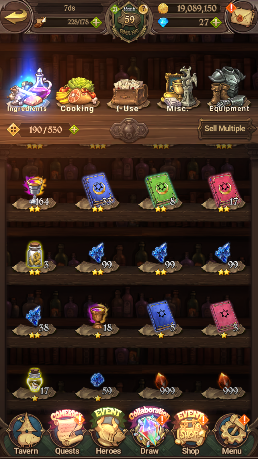 [GLOBAL] 6/6 Mael of Sunshine++ 7DS Seven Deadly Sins: Grand Cross Resource Starter Account-Mobile Games Starter