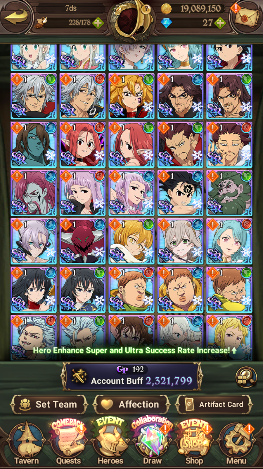 [GLOBAL] 6/6 Mael of Sunshine++ 7DS Seven Deadly Sins: Grand Cross Resource Starter Account-Mobile Games Starter