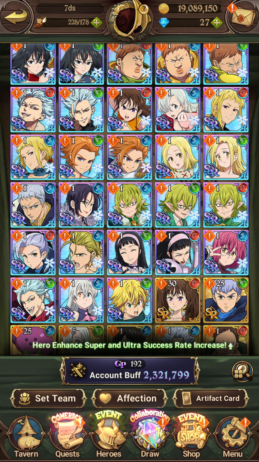 [GLOBAL] 6/6 Mael of Sunshine++ 7DS Seven Deadly Sins: Grand Cross Resource Starter Account-Mobile Games Starter