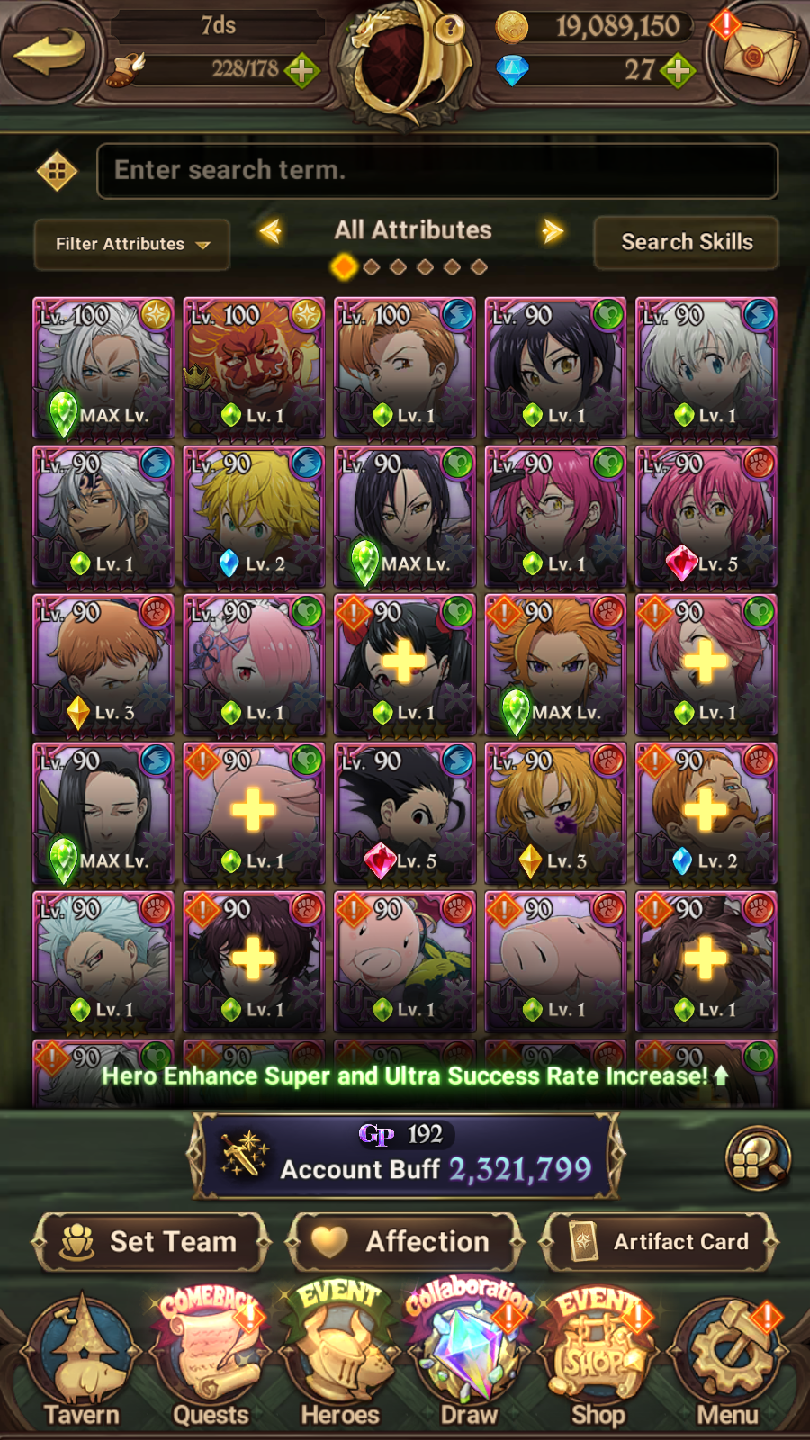 [GLOBAL] 6/6 Mael of Sunshine++ 7DS Seven Deadly Sins: Grand Cross Resource Starter Account-Mobile Games Starter