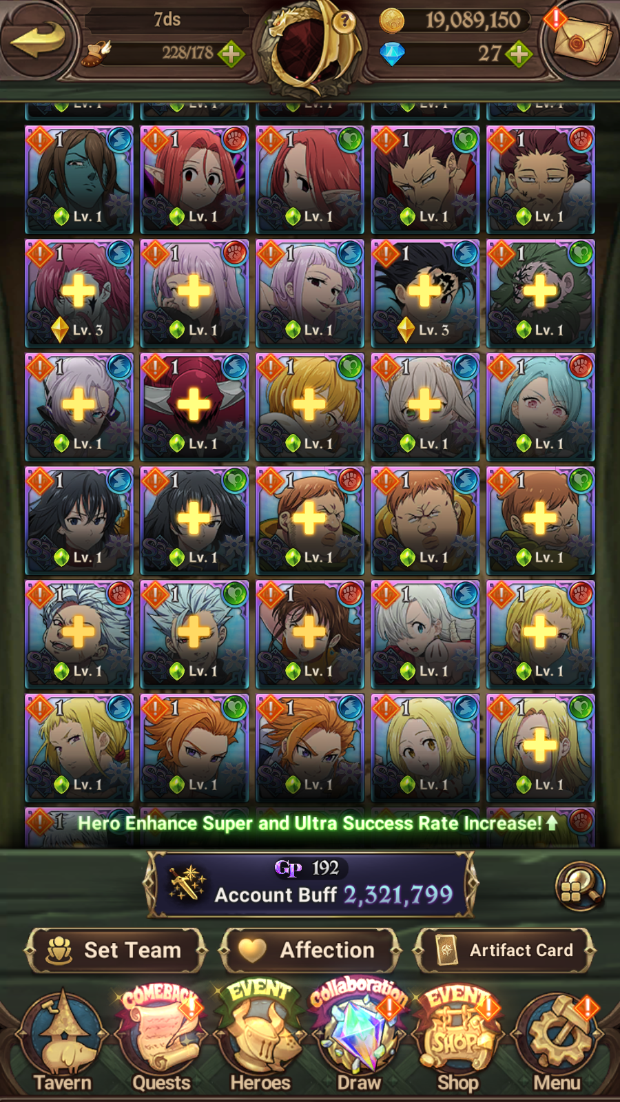 [GLOBAL] 6/6 Mael of Sunshine++ 7DS Seven Deadly Sins: Grand Cross Resource Starter Account-Mobile Games Starter